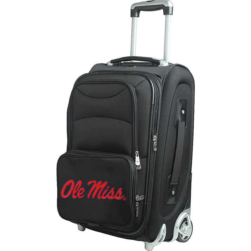 Denco Sports Luggage NCAA 21 Wheeled Upright University of Mississippi Rebels Denco Sports Luggage Softside Carry On