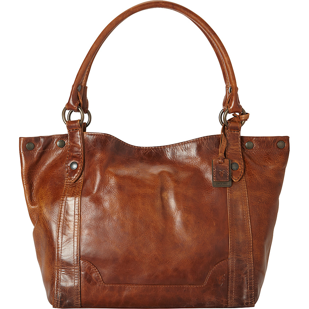 Frye Melissa Shoulder Cognac Frye Designer Handbags