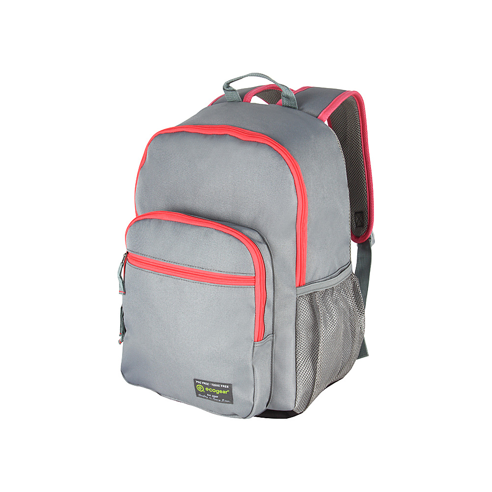 ecogear Dhole Laptop Backpack Grey Pink ecogear Laptop Backpacks