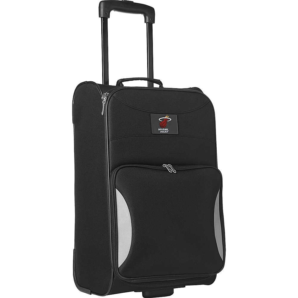 Denco Sports Luggage NBA 21 Steadfast Upright Carry on Miami Heat Denco Sports Luggage Small Rolling Luggage