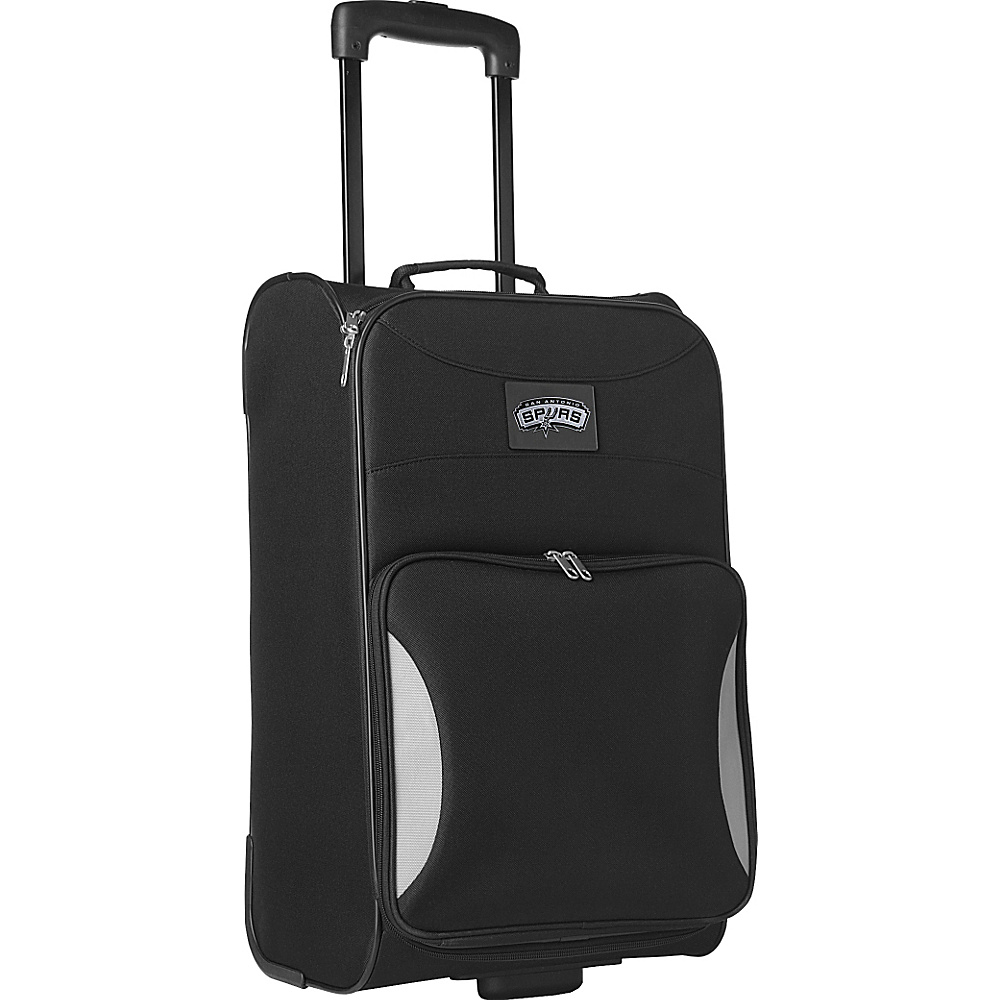 Denco Sports Luggage NBA 21 Steadfast Upright Carry on San Antonio Spurs Denco Sports Luggage Small Rolling Luggage