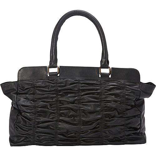 Sharo Leather Bags Black Leather Quilted Handbag Black - Sharo Leather Bags Leather Handbags