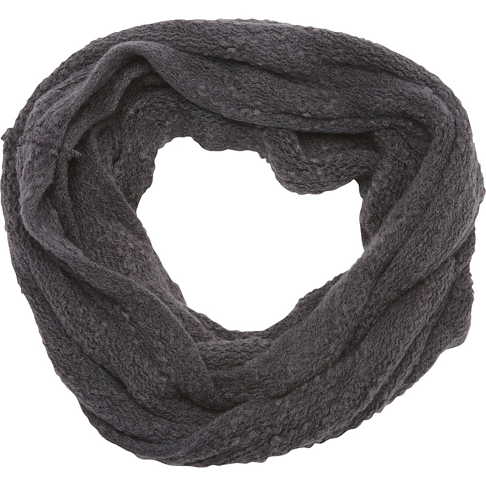 Magid Knit Infinity Scarf Grey Magid Hats Gloves Scarves