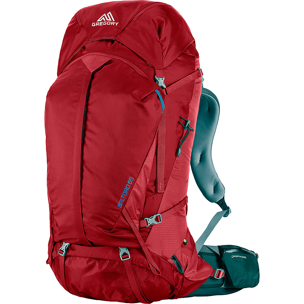 Gregory Men s Baltoro 65 Medium Pack Spark Red Gregory Day Hiking Backpacks