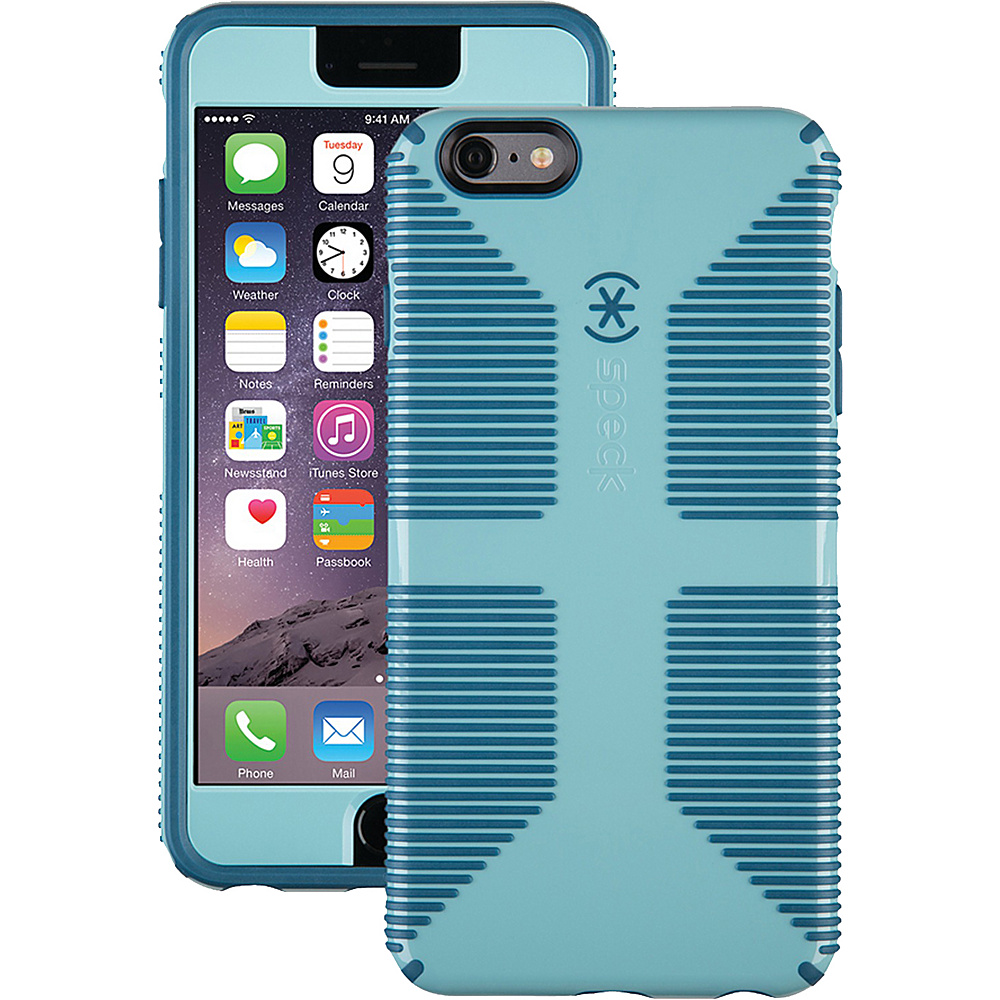 Speck iPhone 6 6s Plus 5.5 Candyshell Grip Case Faceplate River Blue Tahoe Blue Speck Personal Electronic Cases