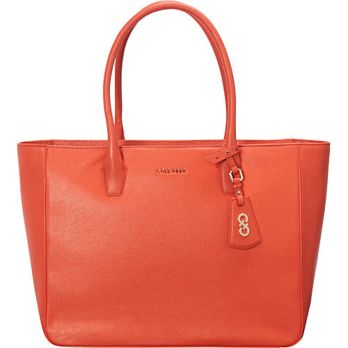 Cole Haan Isabella Tote Coral Flame - Cole Haan Designer Handbags