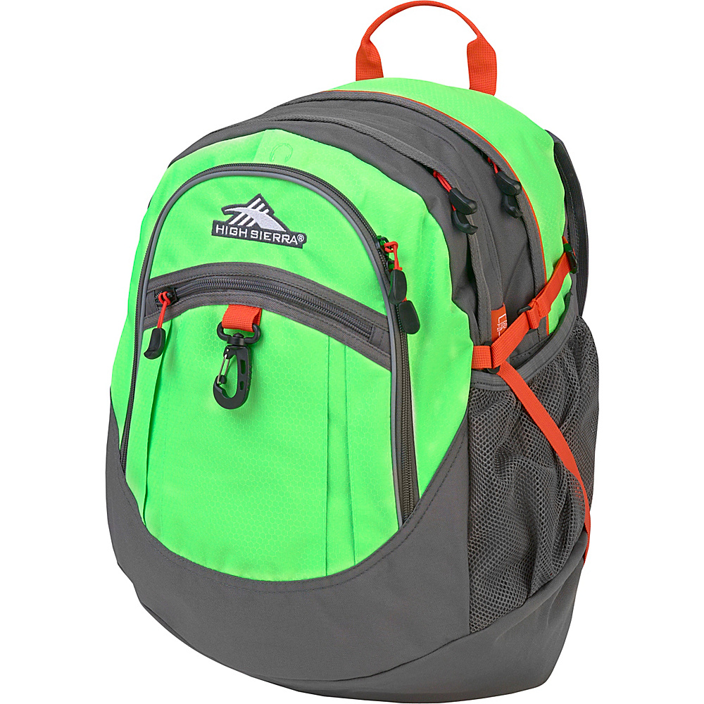 High Sierra Fat Boy Backpack Lime Slate Redline High Sierra Everyday Backpacks