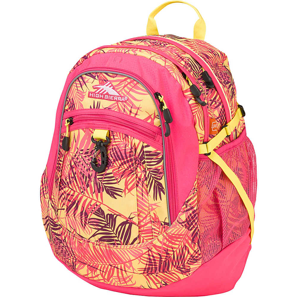 High Sierra Fat Boy Backpack Paradise Flamingo Sunburst High Sierra Everyday Backpacks
