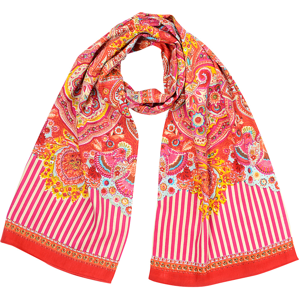Oilily Flower Goa Pink Oilily Scarves
