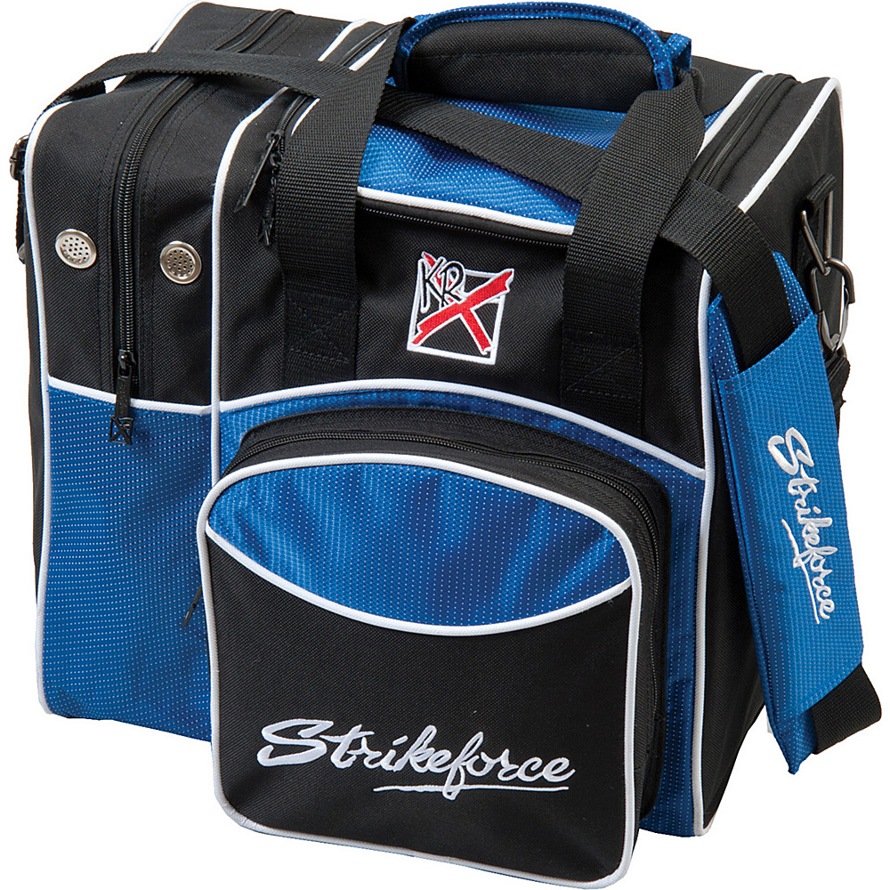 KR Strikeforce Bowling Flexx Single Bowling Ball Tote Bag Royal KR Strikeforce Bowling Bowling Bags