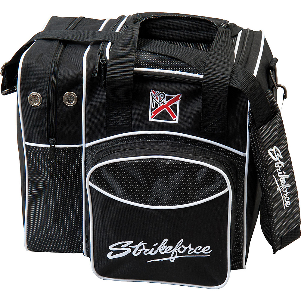 KR Strikeforce Bowling Flexx Single Bowling Ball Tote Bag Black KR Strikeforce Bowling Bowling Bags