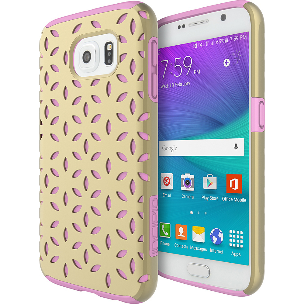 Incipio DualPro Detail for Samsung Galaxy S6 Gold Pink Incipio Electronic Cases
