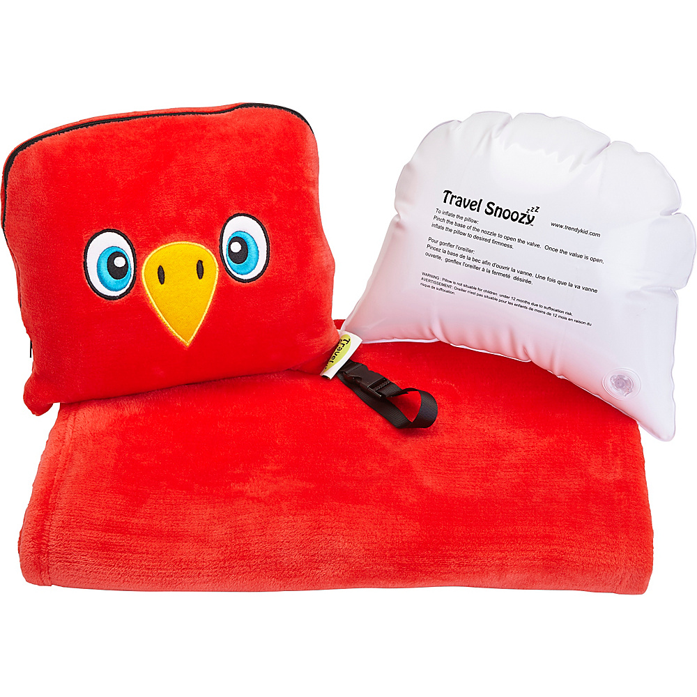 TrendyKid Travel Snoozy Parrot TrendyKid Travel Pillows Blankets