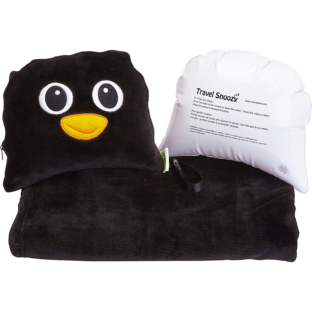 TrendyKid Travel Snoozy Penguin TrendyKid Travel Pillows Blankets