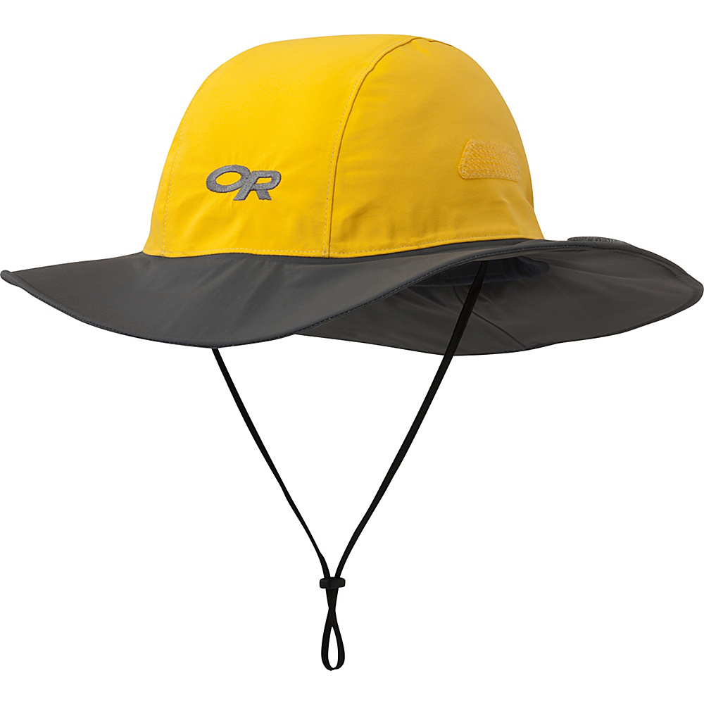 Outdoor Research Seattle Sombrero Yellow Dark Grey Small Outdoor Research Hats Gloves Scarves