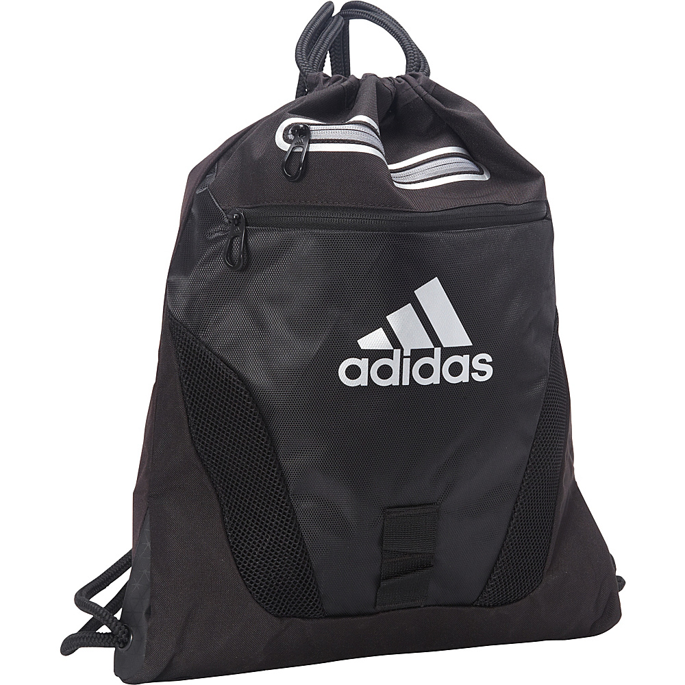 adidas Rumble Sackpack Black Grey Silver adidas Everyday Backpacks