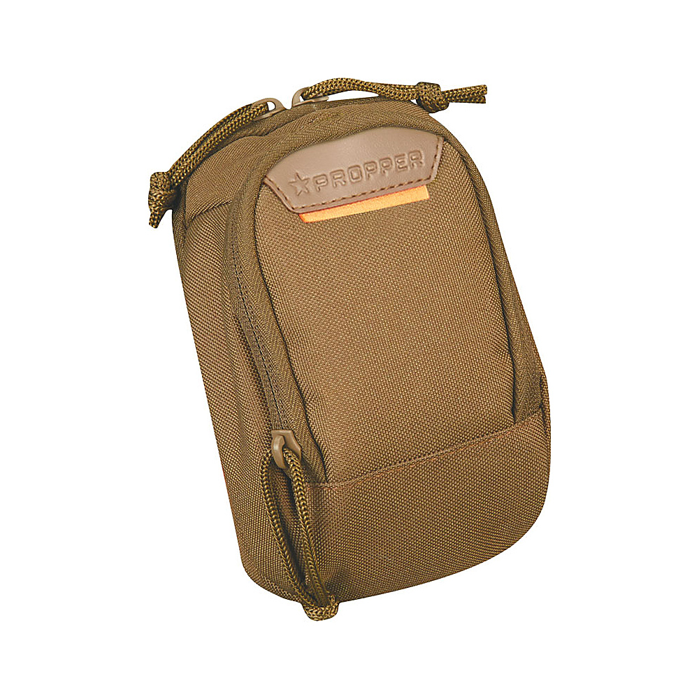 Propper Two Pocket Media Pouch with MOLLE Coyote Propper Camera Accessories
