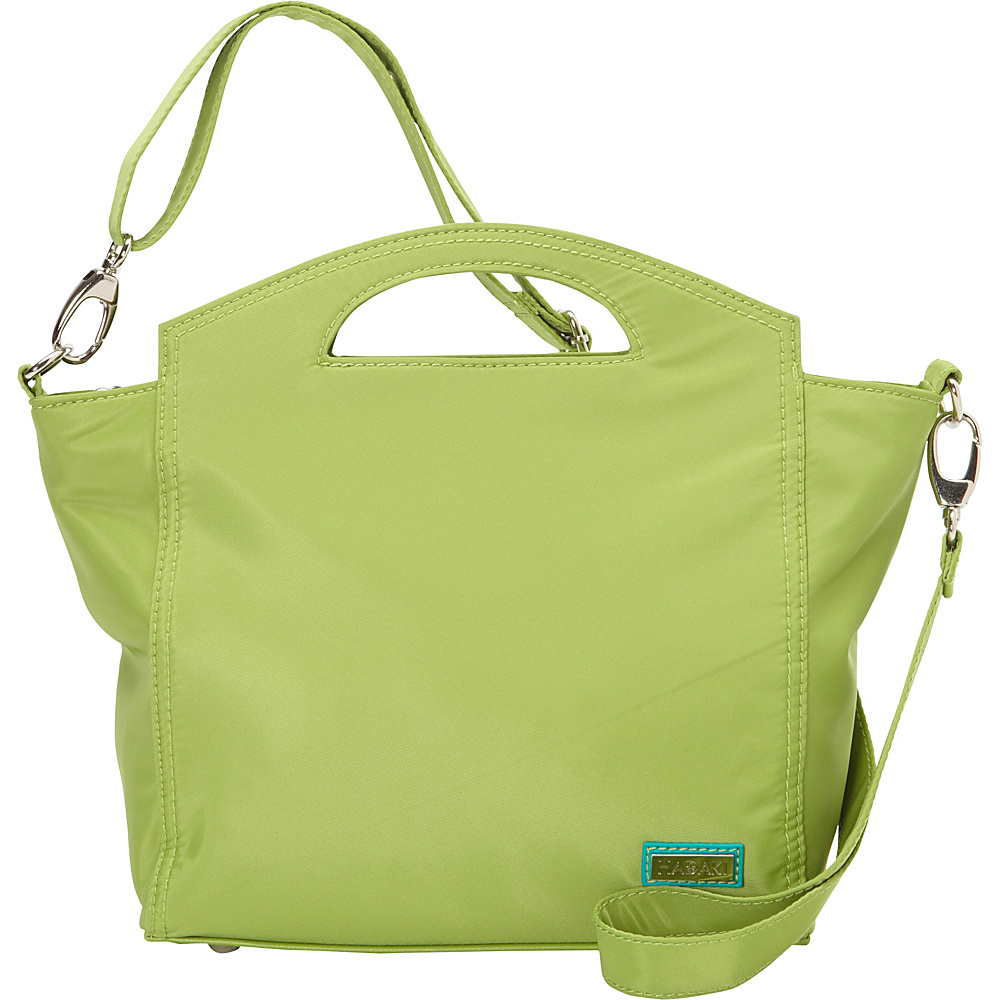 Hadaki Hand Tote Piquat Green Hadaki Fabric Handbags
