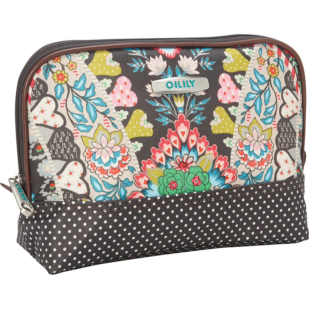 Oilily Travel Medium Toiletry Bag Charcoal Oilily Ladies Cosmetic Bags