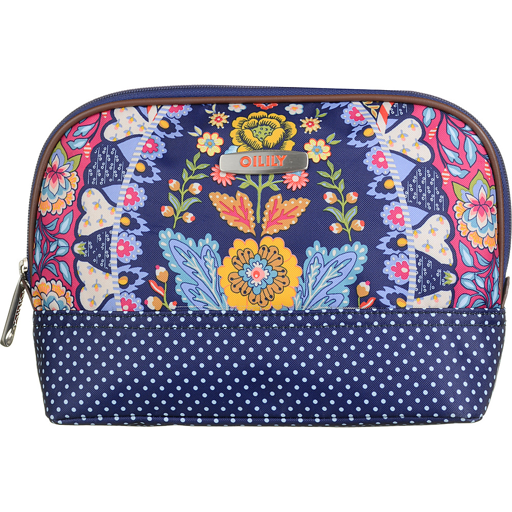 Oilily Travel Medium Toiletry Bag Navy Oilily Ladies Cosmetic Bags