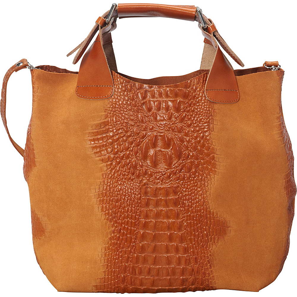 Sharo Leather Bags Italian Leather Handbag Tote Apricot Sharo Leather Bags Leather Handbags