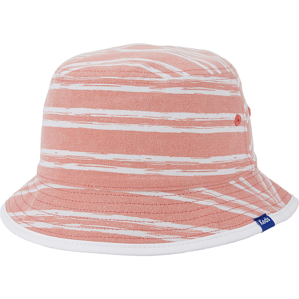 Keds Pattern Reversible Bucket Coral Beach Stripe Keds Hats Gloves Scarves