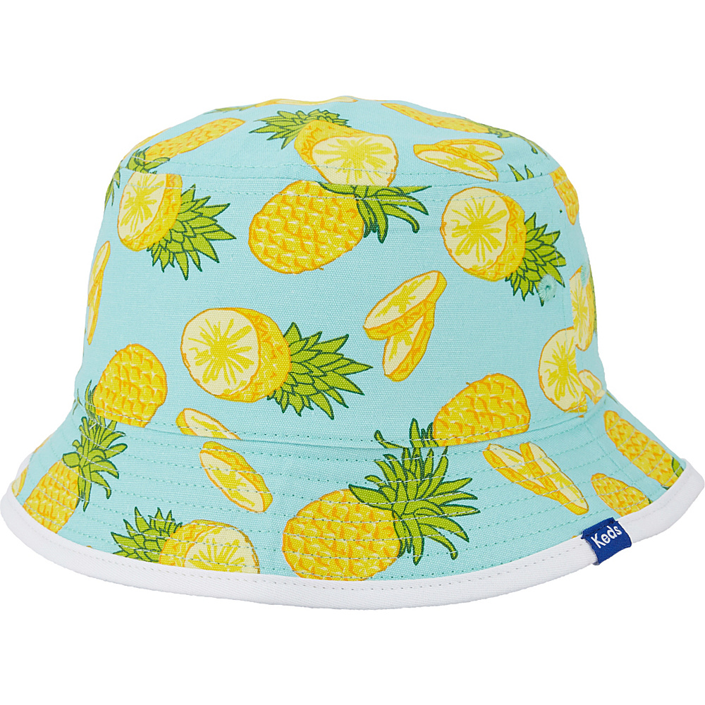 Keds Pattern Reversible Bucket Pineapple Painterly Fruit Keds Hats Gloves Scarves