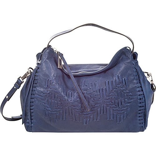 Sanctuary Handbags SouthWest E/W Satchel Deep See Blue - Sanctuary Handbags Designer Handbags