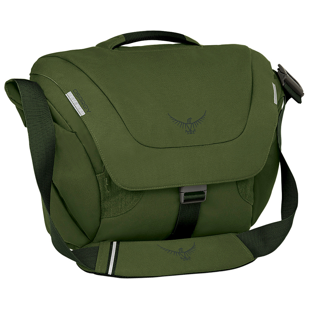 Osprey FlapJack Courier Peat Green Osprey Messenger Bags