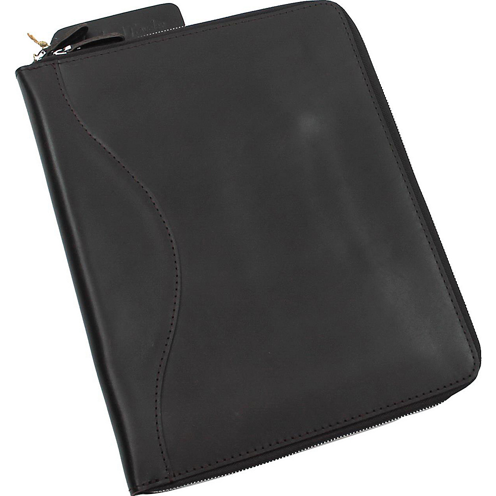 Vagabond Traveler Large Leather Portfolio Business Folder Black Vagabond Traveler Business Accessories