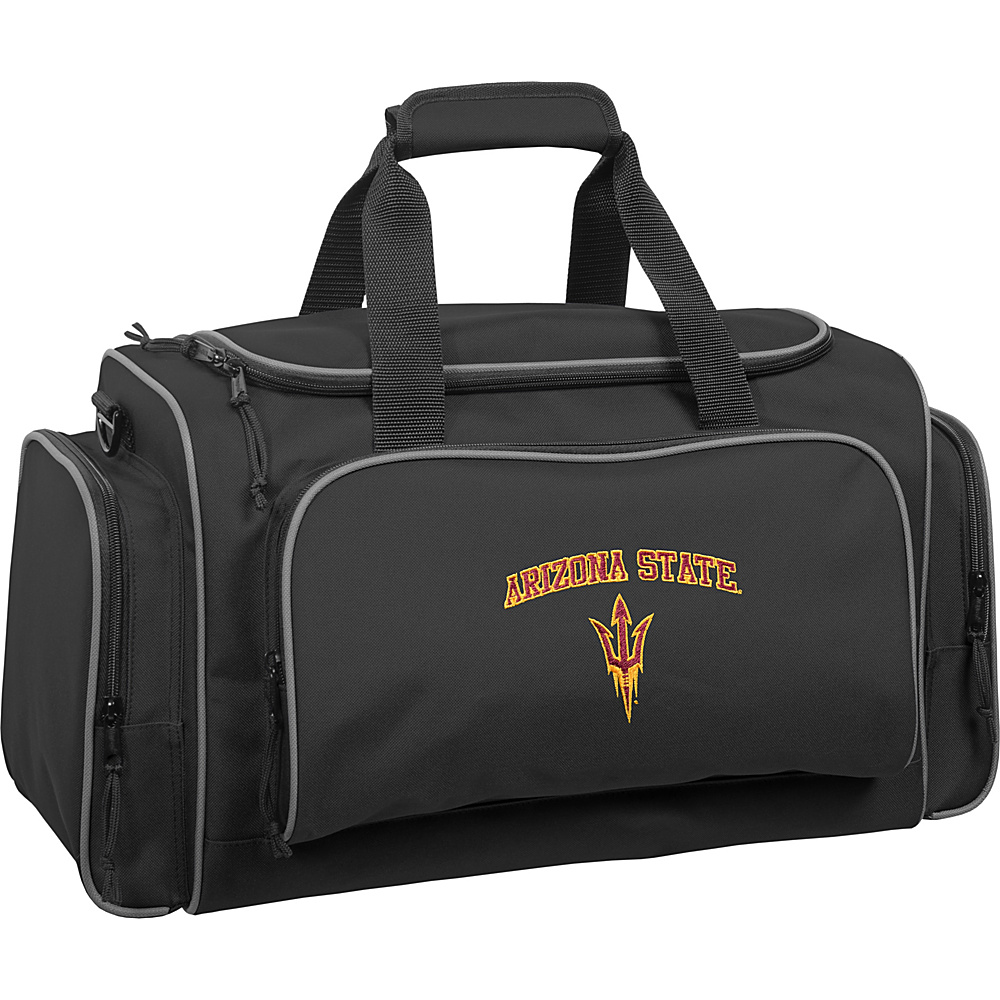 Wally Bags Arizona State Sun Devils 21 Collegiate Duffel Black Wally Bags Rolling Duffels