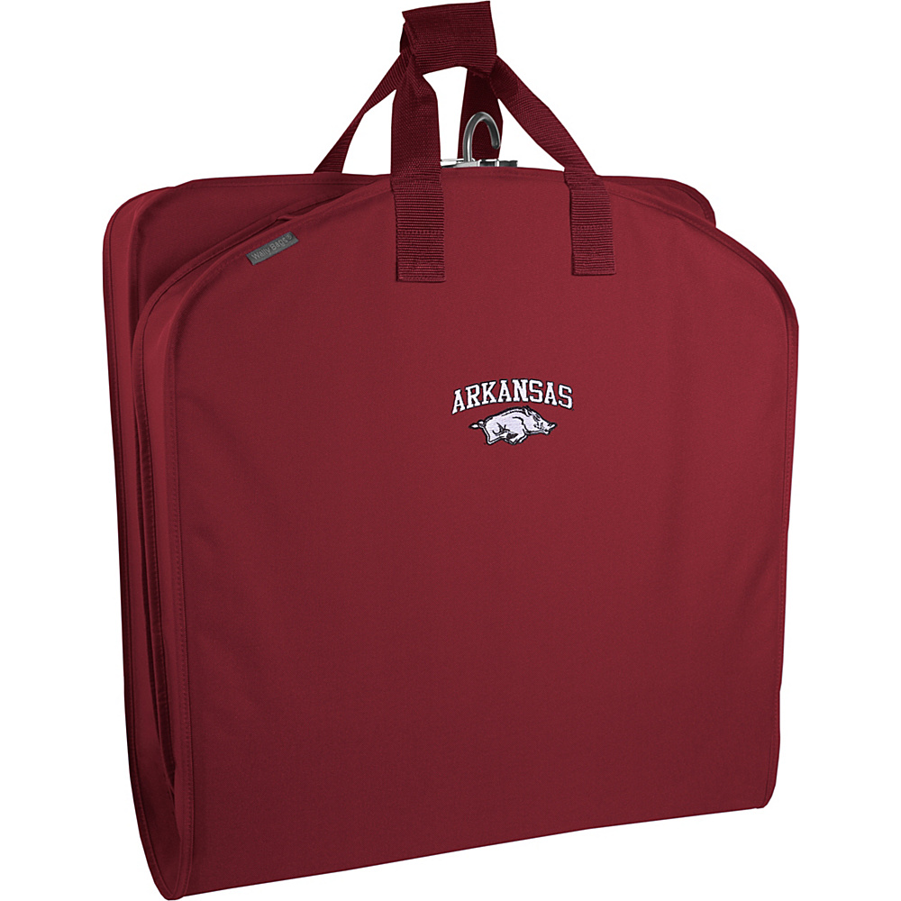 Wally Bags Arkansas Razorbacks 40 Suit Length Garment Bag with Handles Red Wally Bags Garment Bags