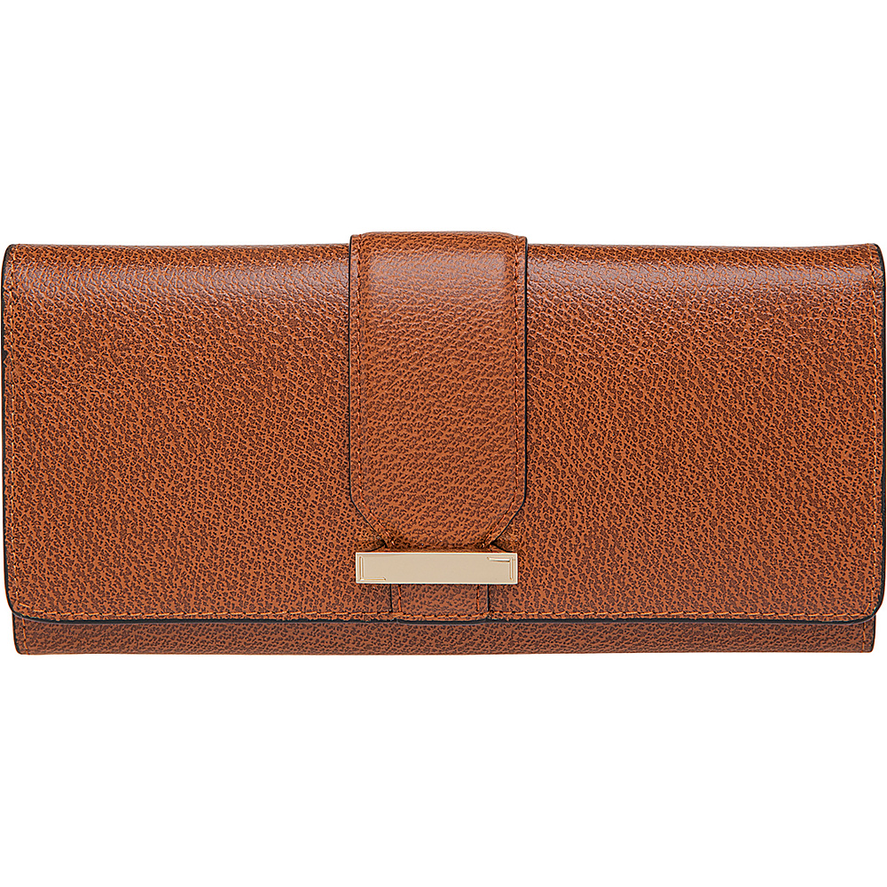 Lodis Stephanie Alix Trifold Wallet with RFID Protection Chestnut Lodis Women s Wallets