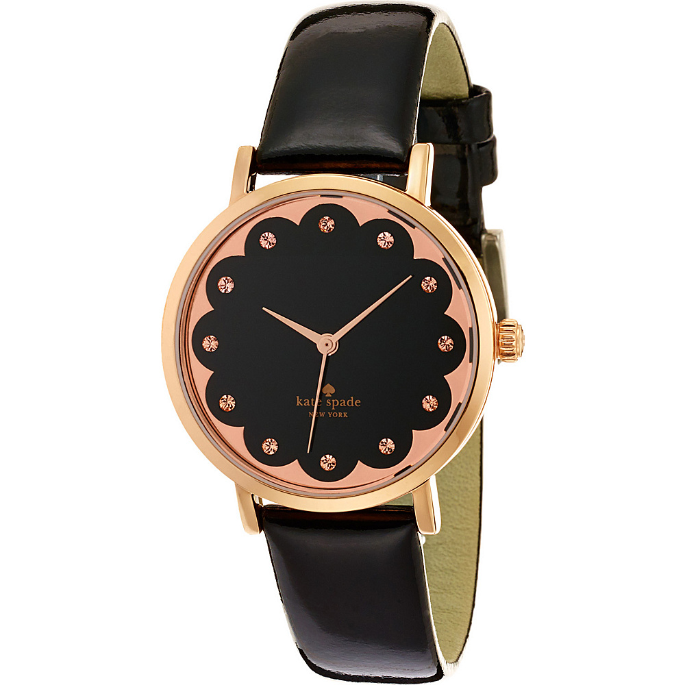 kate spade watches Scalloped Metro Black kate spade watches Watches