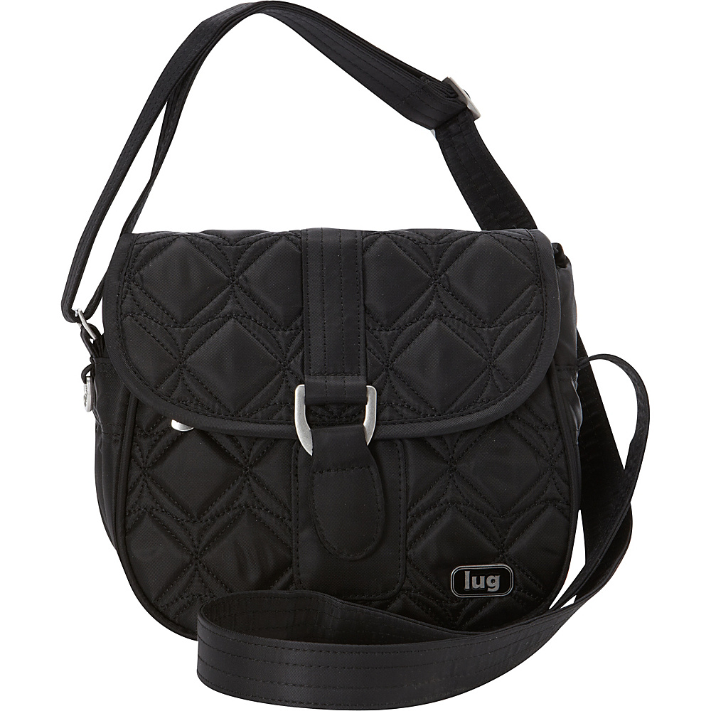 Lug Swing Shoulder Bag Midnight Black Lug Fabric Handbags