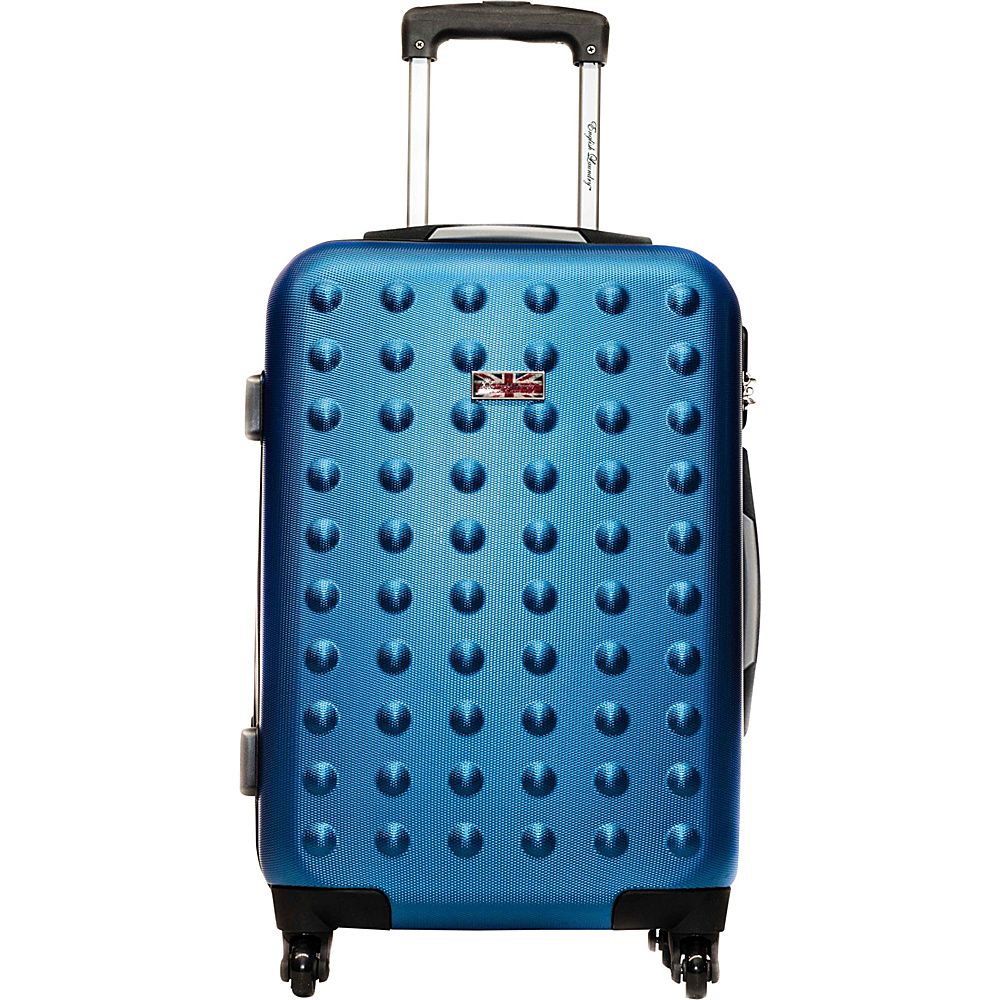 English Laundry F1402 Collection 22 Carry On ABS Trolley Case Luggage Blue English Laundry Hardside Luggage