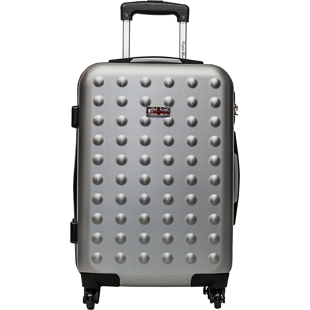 English Laundry F1402 Collection 22 Carry On ABS Trolley Case Luggage Silver English Laundry Hardside Luggage