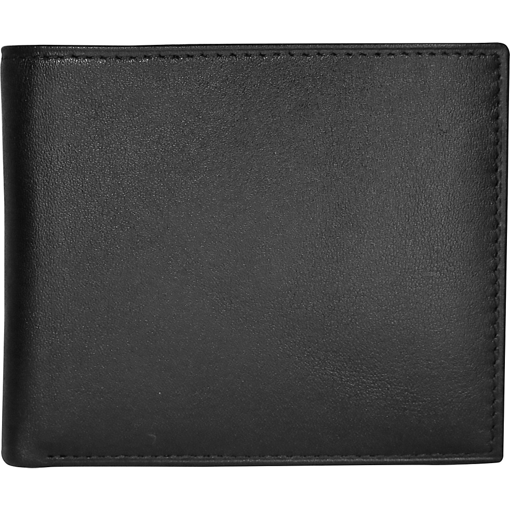 Maker Co Single Stitched Bifold Leather Wallet Black Maker Co Mens Wallets