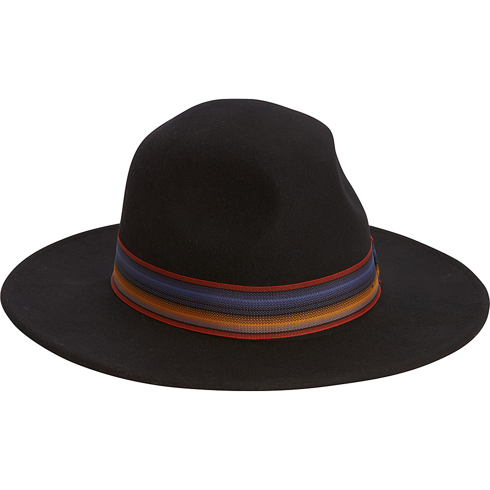 Adora Hats Wool Felt Safari Hat Black Adora Hats Hats Gloves Scarves
