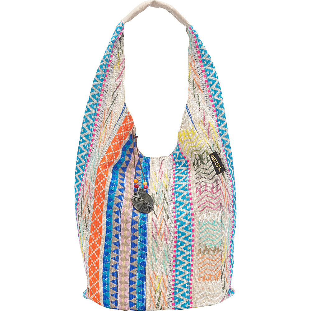 Sun N Sand Sophia Soft Hobo Multi Sun N Sand Fabric Handbags