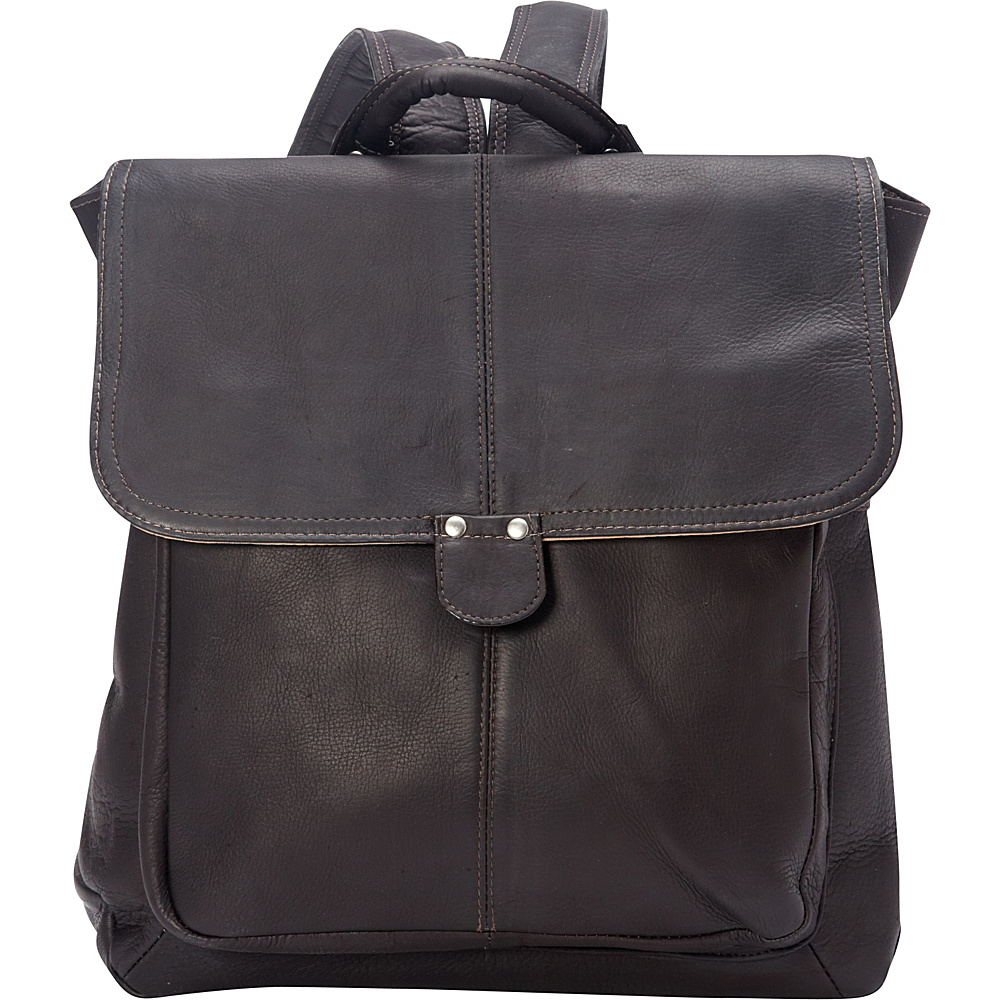 Le Donne Leather Saddle Backpack Cafe Le Donne Leather Leather Handbags