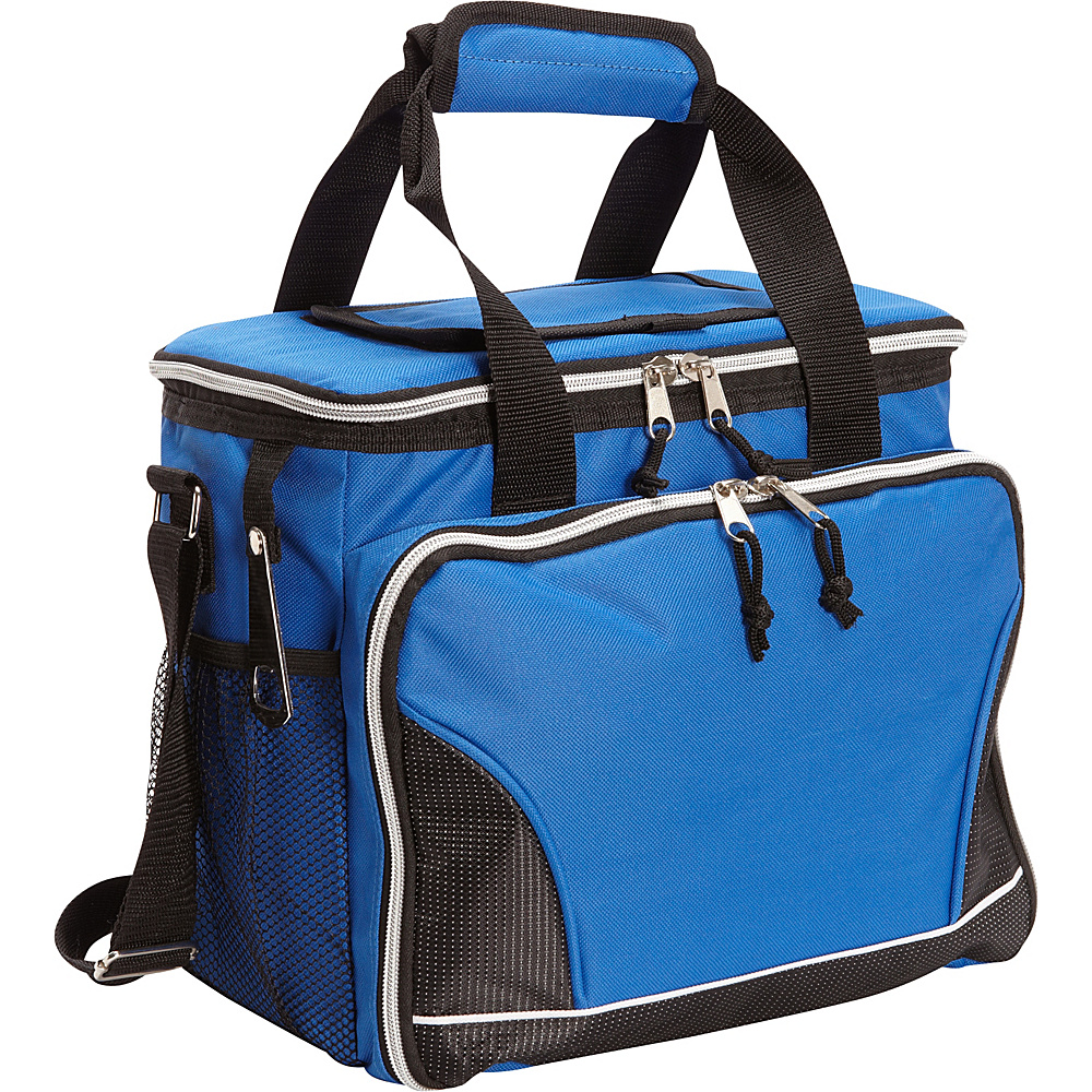 Bellino 24 Pack Cooler with Tray Blue Bellino Travel Coolers