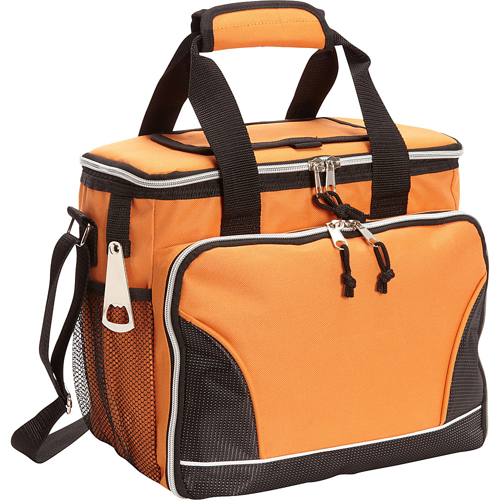 Bellino 24 Pack Cooler with Tray Orange Bellino Travel Coolers
