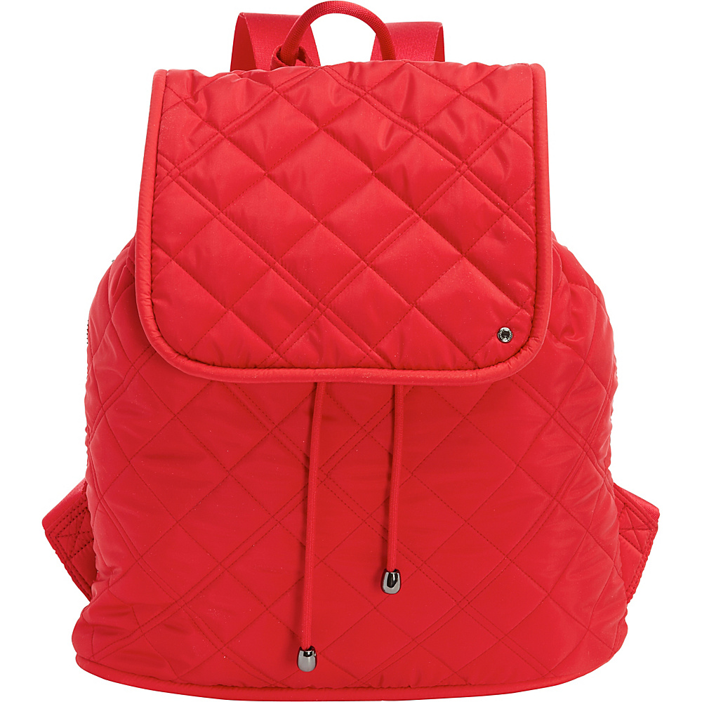LeSportsac Sig Beverly Backpack Lipstick Quilted LeSportsac School Day Hiking Backpacks