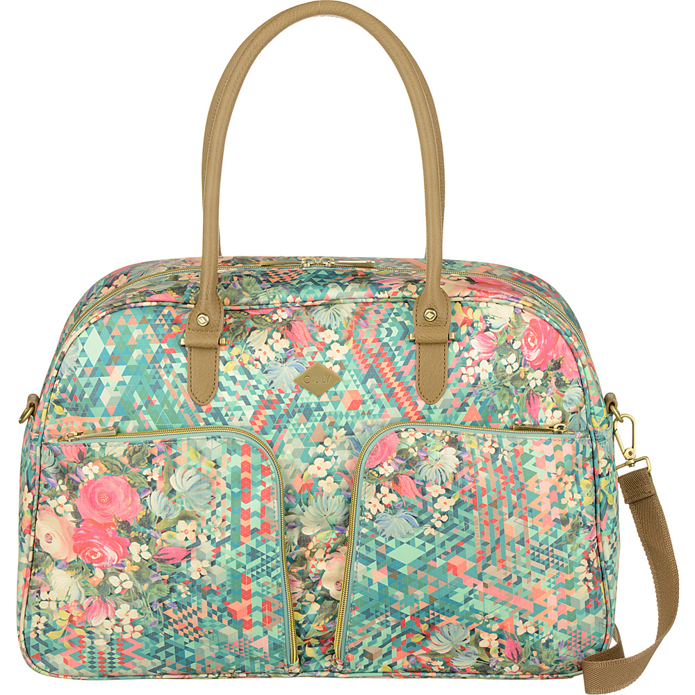 Oilily Large Carry All Duffel Mint Oilily Rolling Duffels