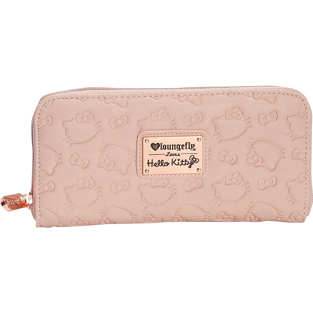 Loungefly Hello Kitty Zip Around Wallet Pink Loungefly Ladies Small Wallets