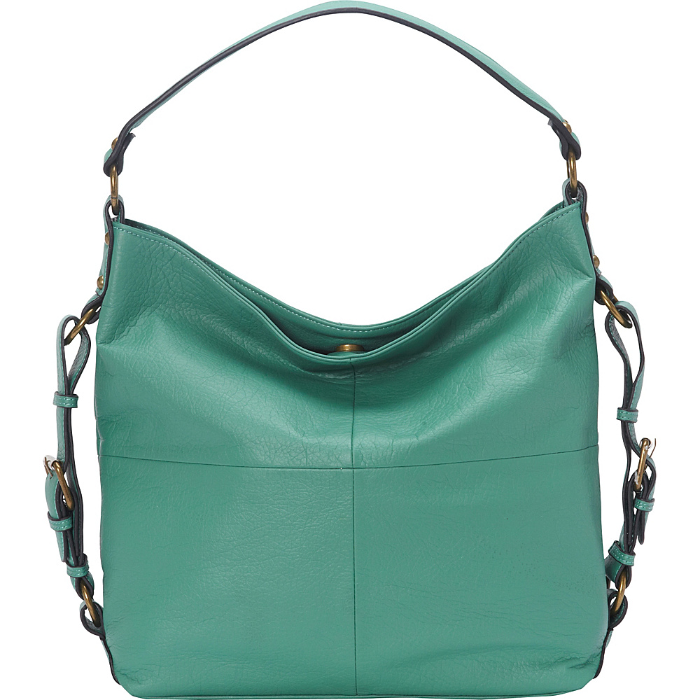 Donna Bella Designs Lucinda Shoulder Bag Green Donna Bella Designs Manmade Handbags