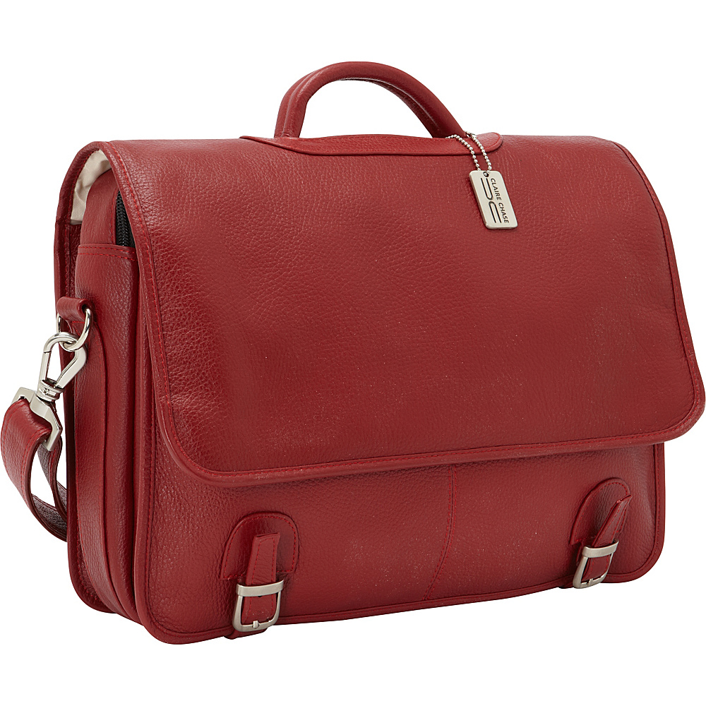 ClaireChase Medellin Messenger Red ClaireChase Non Wheeled Business Cases