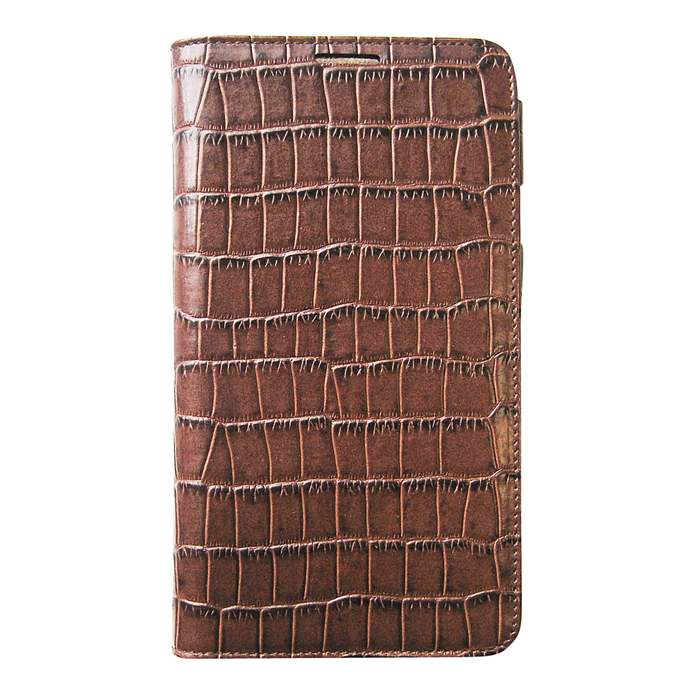 Tanners Avenue Samsung Galaxy Note 3 Leather Case Wallet Brown Croc Tanners Avenue Electronic Cases