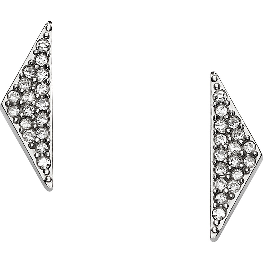 UPC 796483211858 product image for Fossil Triangle Studs Silver - Fossil Jewelry | upcitemdb.com